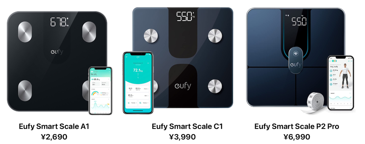 Eufy Smart Scale C1, A1, P2 Pro