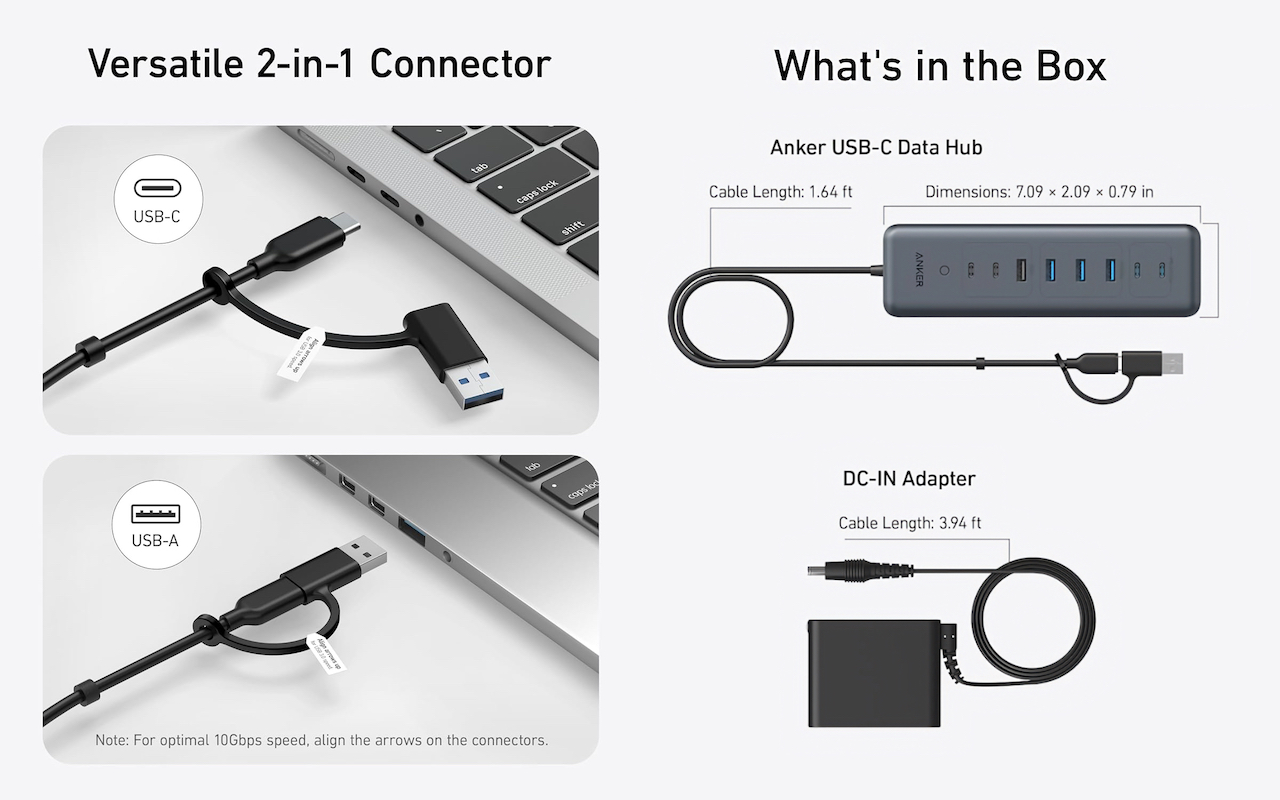 Anker USB-C Data Hub (11-in-1, 10Gbps)