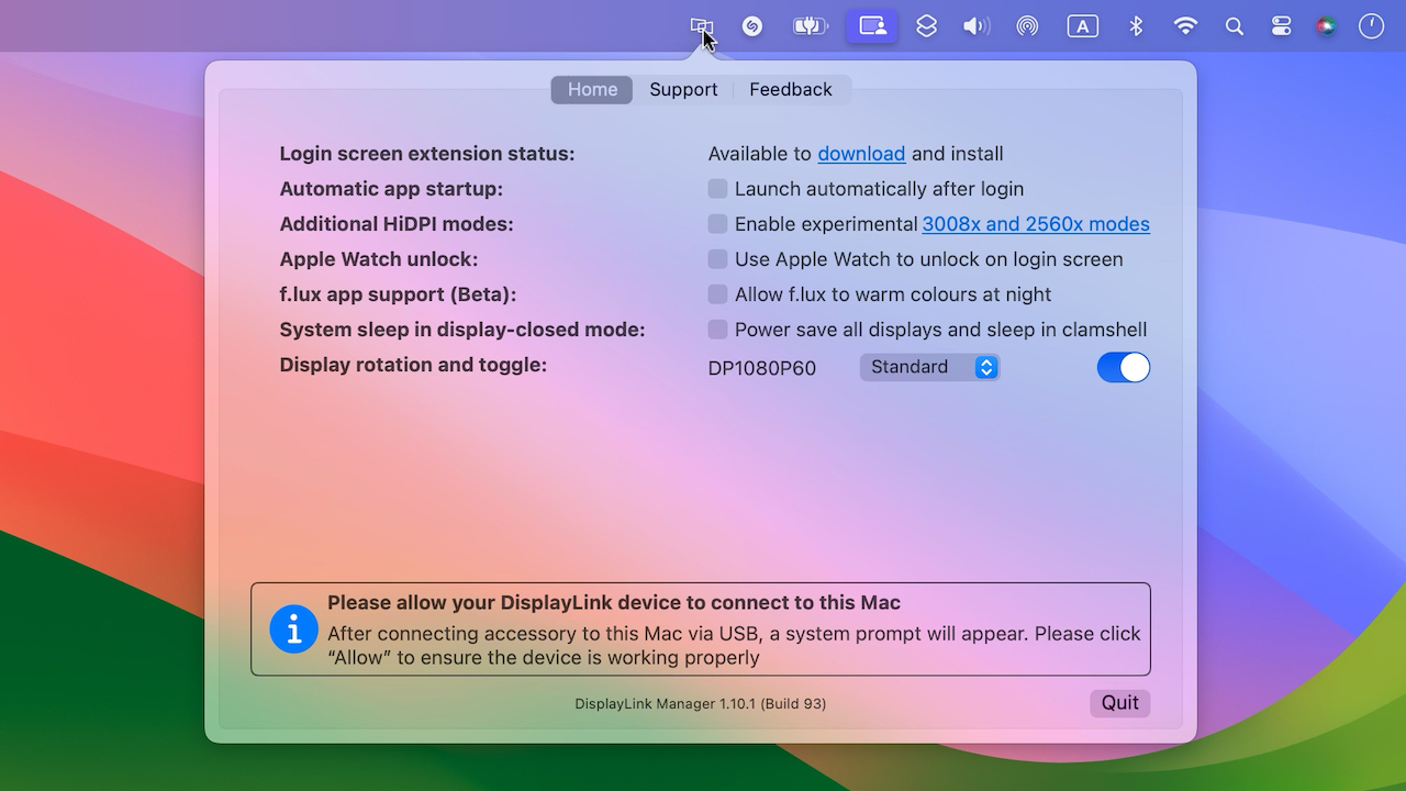 DisplayLink Manager for Mac v1.10.1
