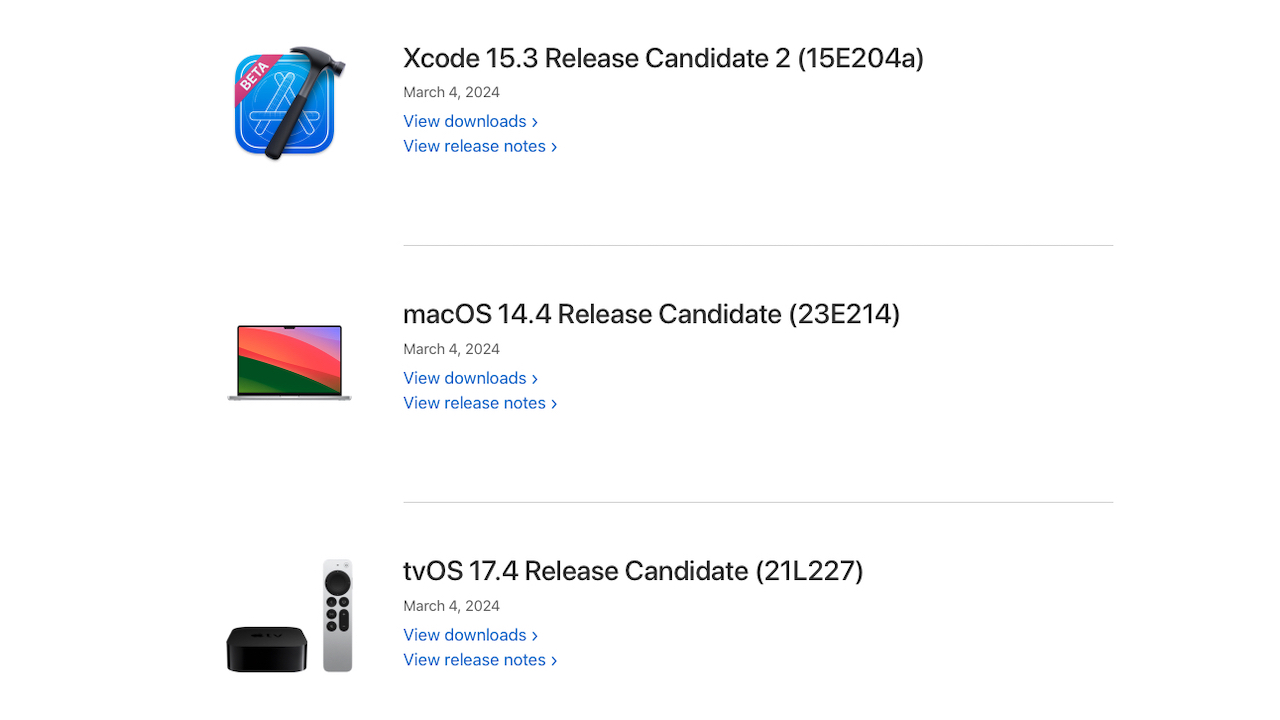 macOS 14 4 Release Candidate.23E214