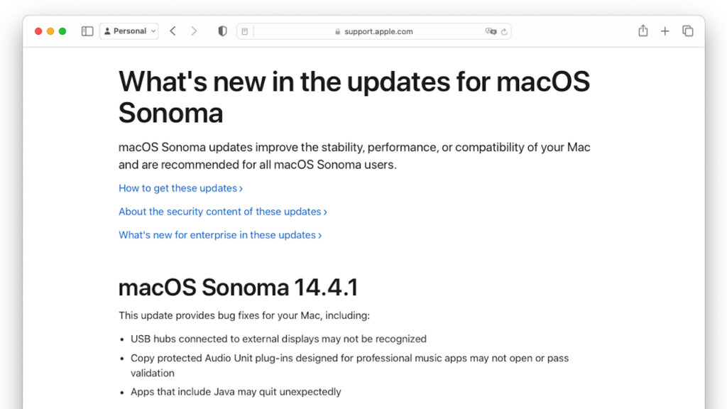  Apple、新しい Apple ニュース機能と USB 問題の修正を備えた macOS Catalina 10.15.6 をリリース