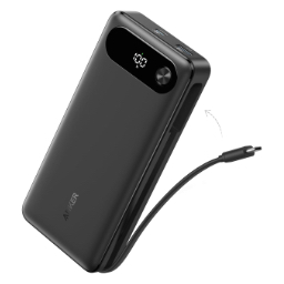 Anker Power Bank (20K, 87W, Built-In USB-C Cable)