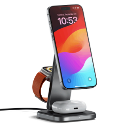 Satechi 3-in-1 Foldable Qi2 Wireless Charging Stand