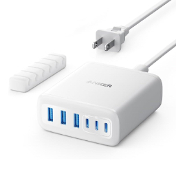 Anker USB-C Charger, 6-Port Charging Station with 112W Output