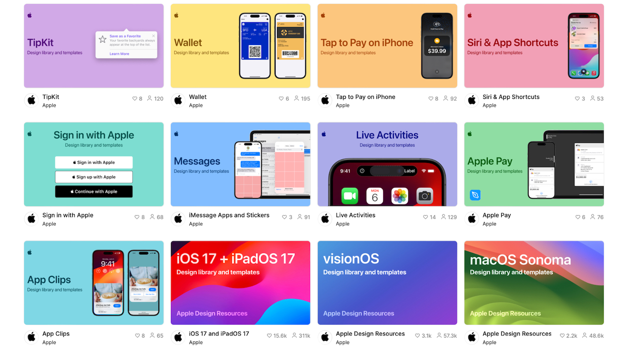 Apple Design Resources May 2024 Update