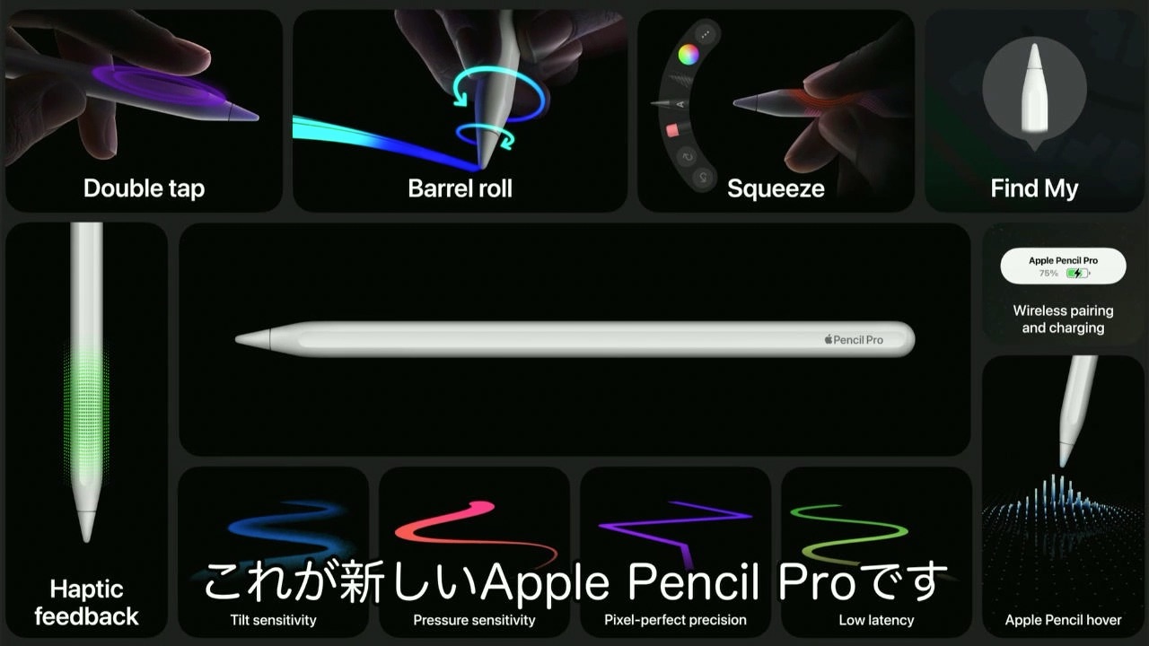 Apple Pencil Pro all new features