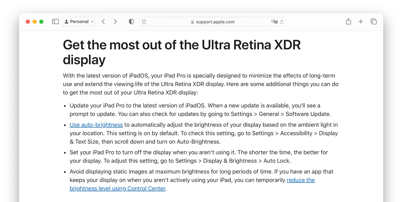 Get the most out of the Ultra Retina XDR display