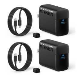 Anker Charger (45W) with USB-C & USB-Cケーブル 2個セット