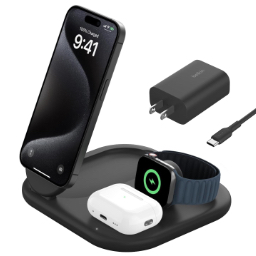 Belkin BoostCharge 3-in-1 Magnetic Foldable Charger