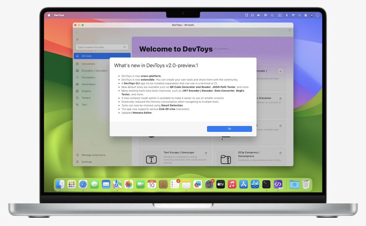 DevToys for Mac v2.0.1.0