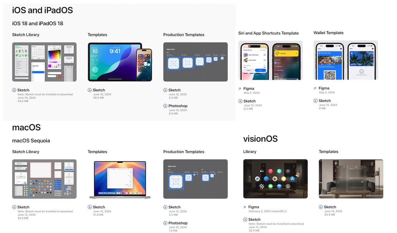 2024 Apple Design Resources