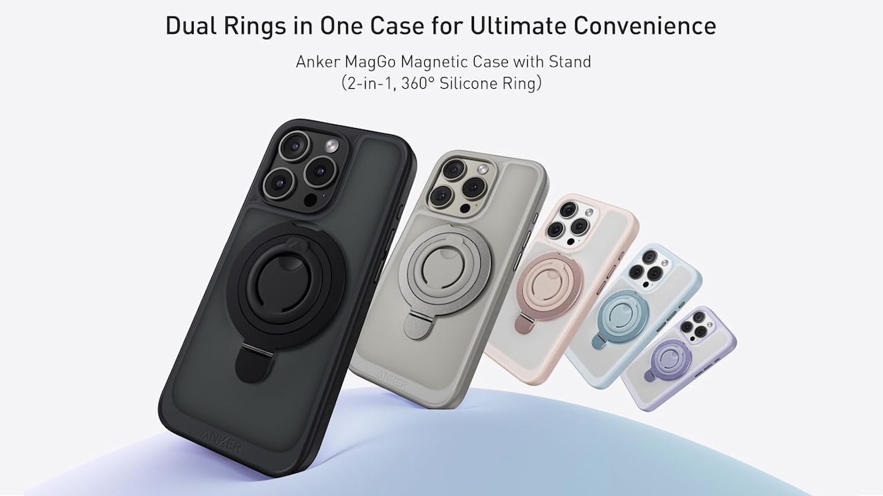 Anker MagGo Magnetic Case with Stand 2in1 ring