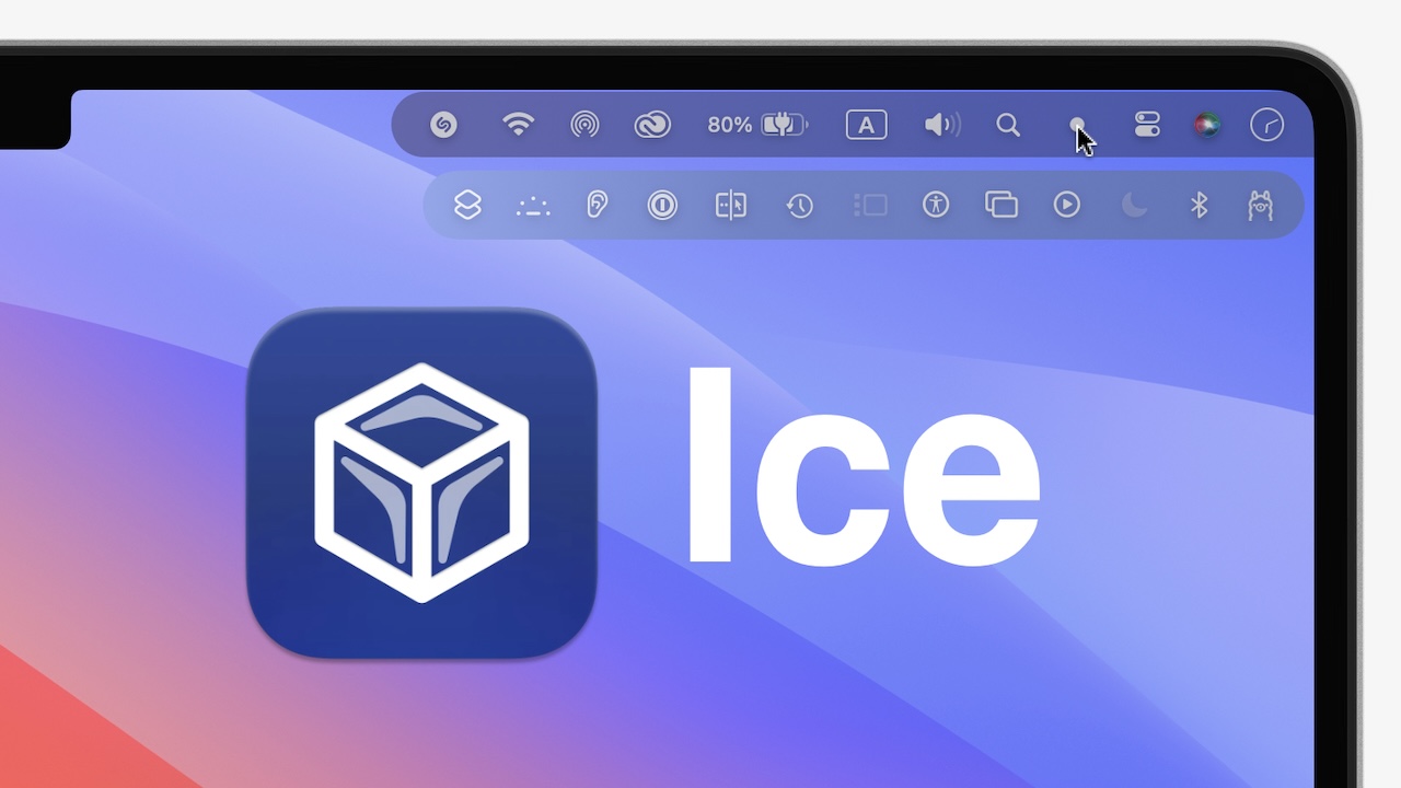 Ice for Mac menubar secondary bar