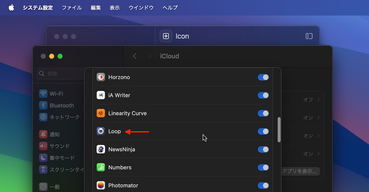 Loop v1.1 iCloud同期