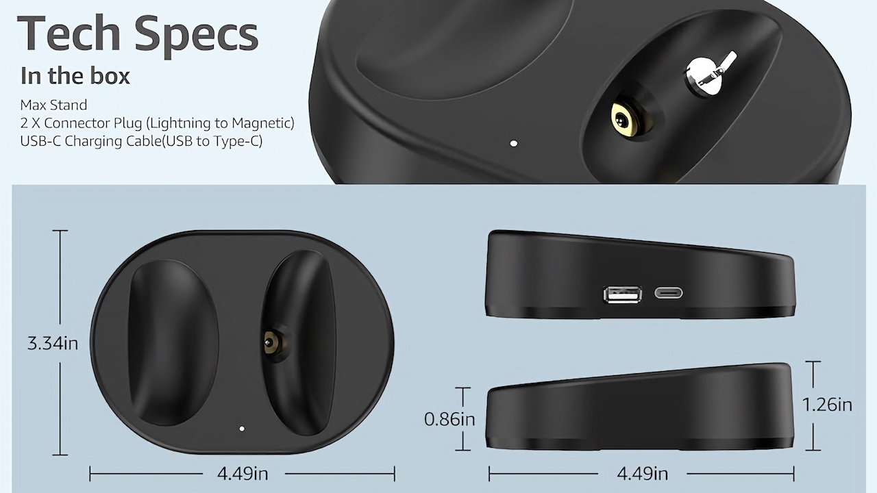 ROUNKIN Charging Stand for AirPods Max