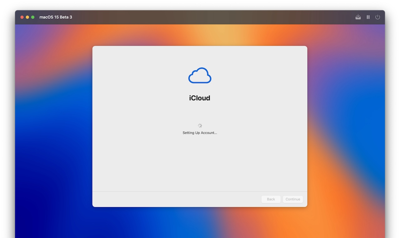 macOS 15 Sequoia Beta 3でiCloudサインインが可能に