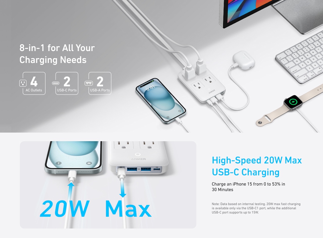 Anker Charging Station (8-in-1, 20W)