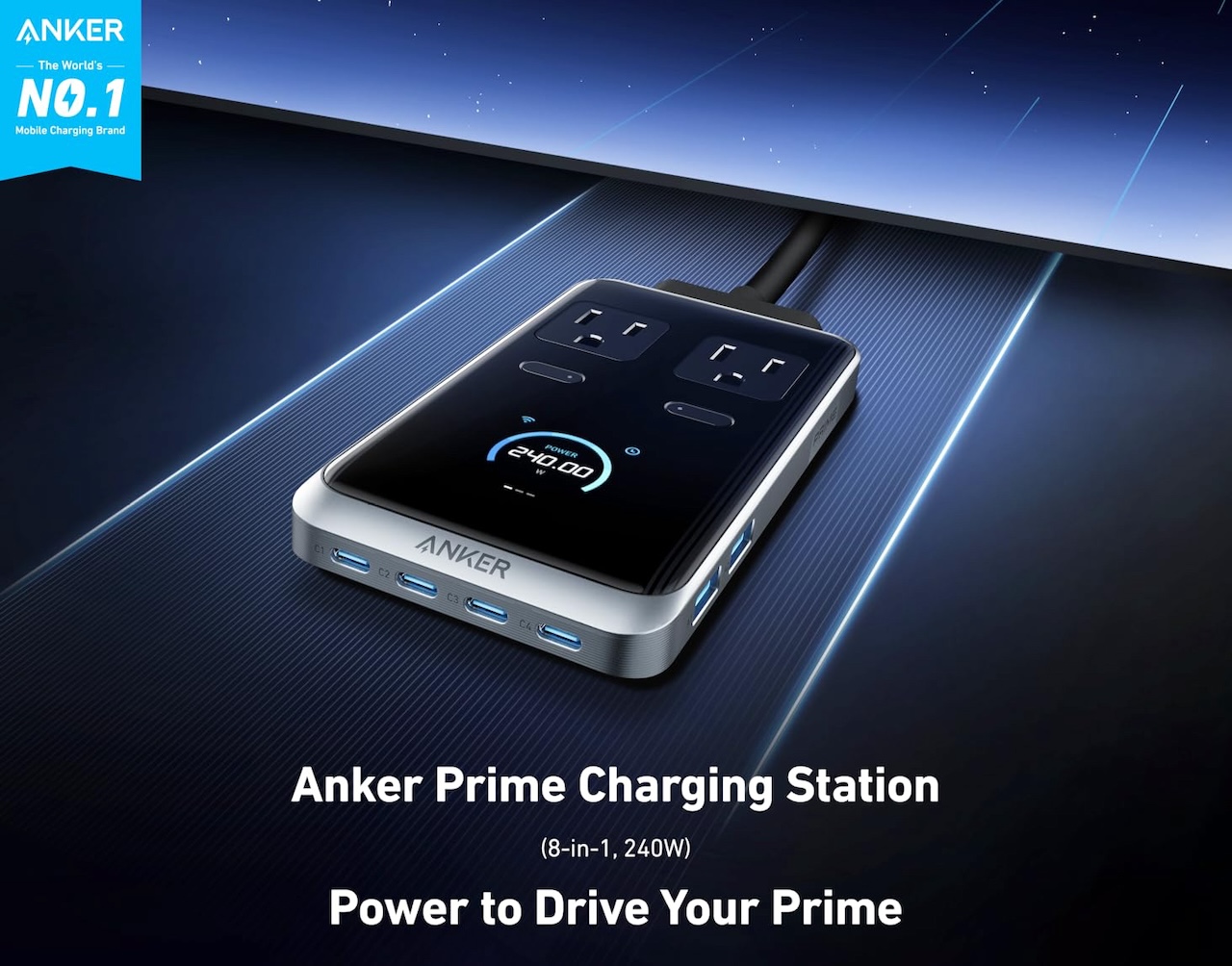 Anker Prime Charging Station (8-in-1, 240W)