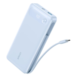 Anker Power Bank (20000mAh, 87W, Built-In USB-C ケーブル)