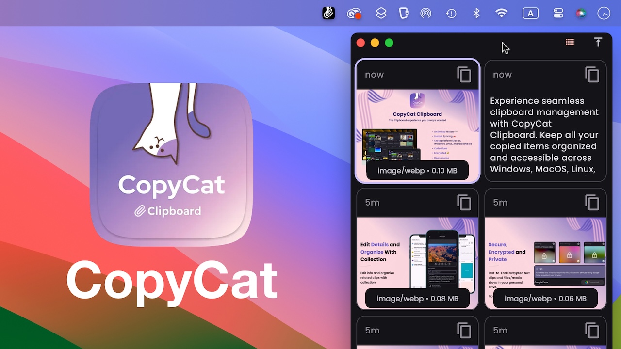 CopyCat Clipboard for Mac