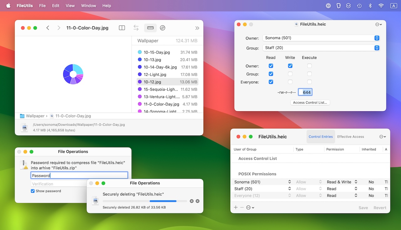 FileUtils for macOS Finderの機能