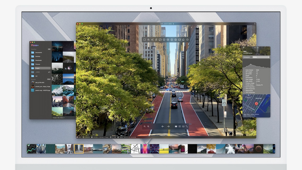 Pixea for Mac image and video Viewer
