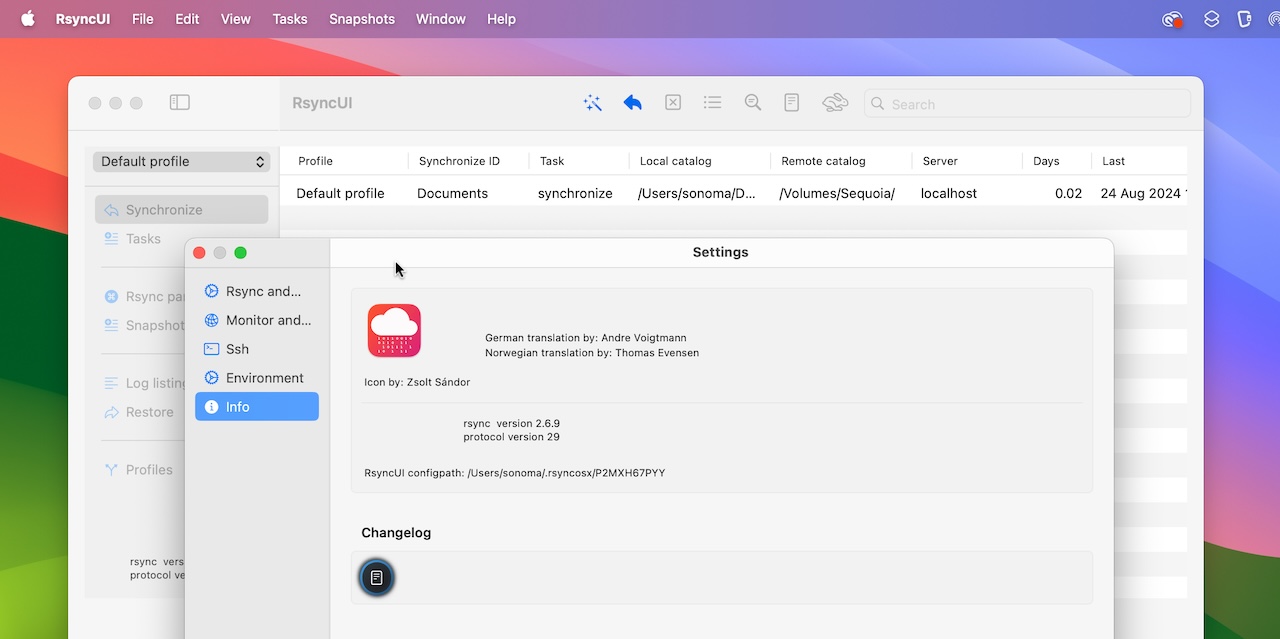 RsyncUI v2.1 RC
