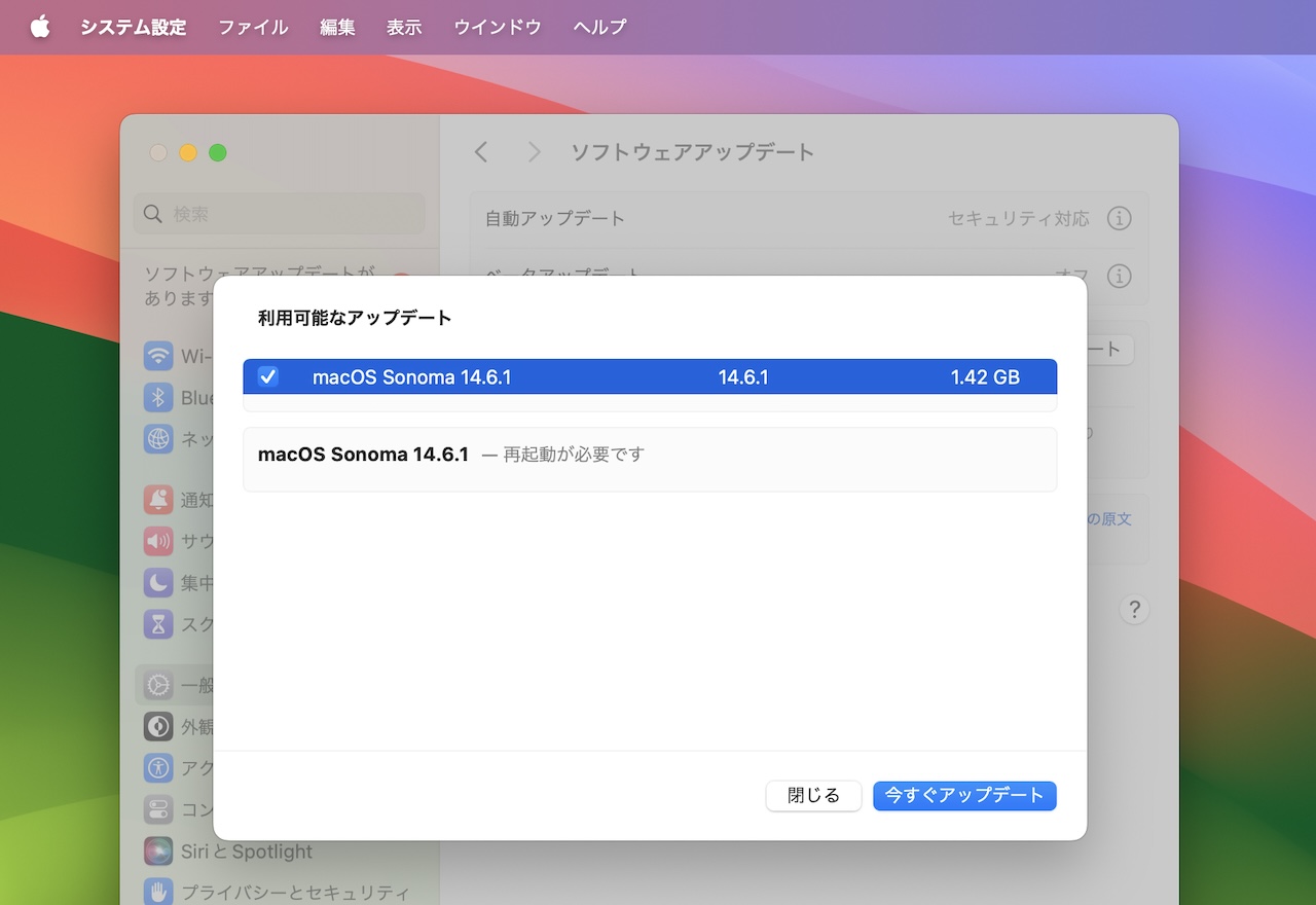 macOS 14.6.1 Sonoma