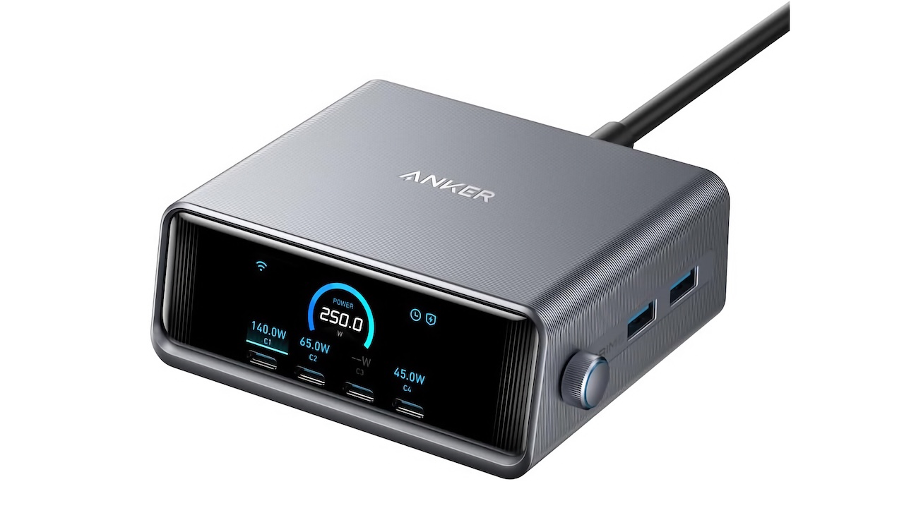 Anker Prime Charger (250W, 6 Ports, GaN)