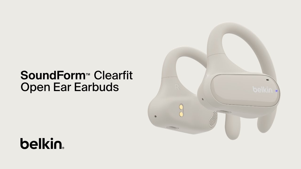 Belkin SoundForm ClearFit Open-Ear Wireless Earbuds