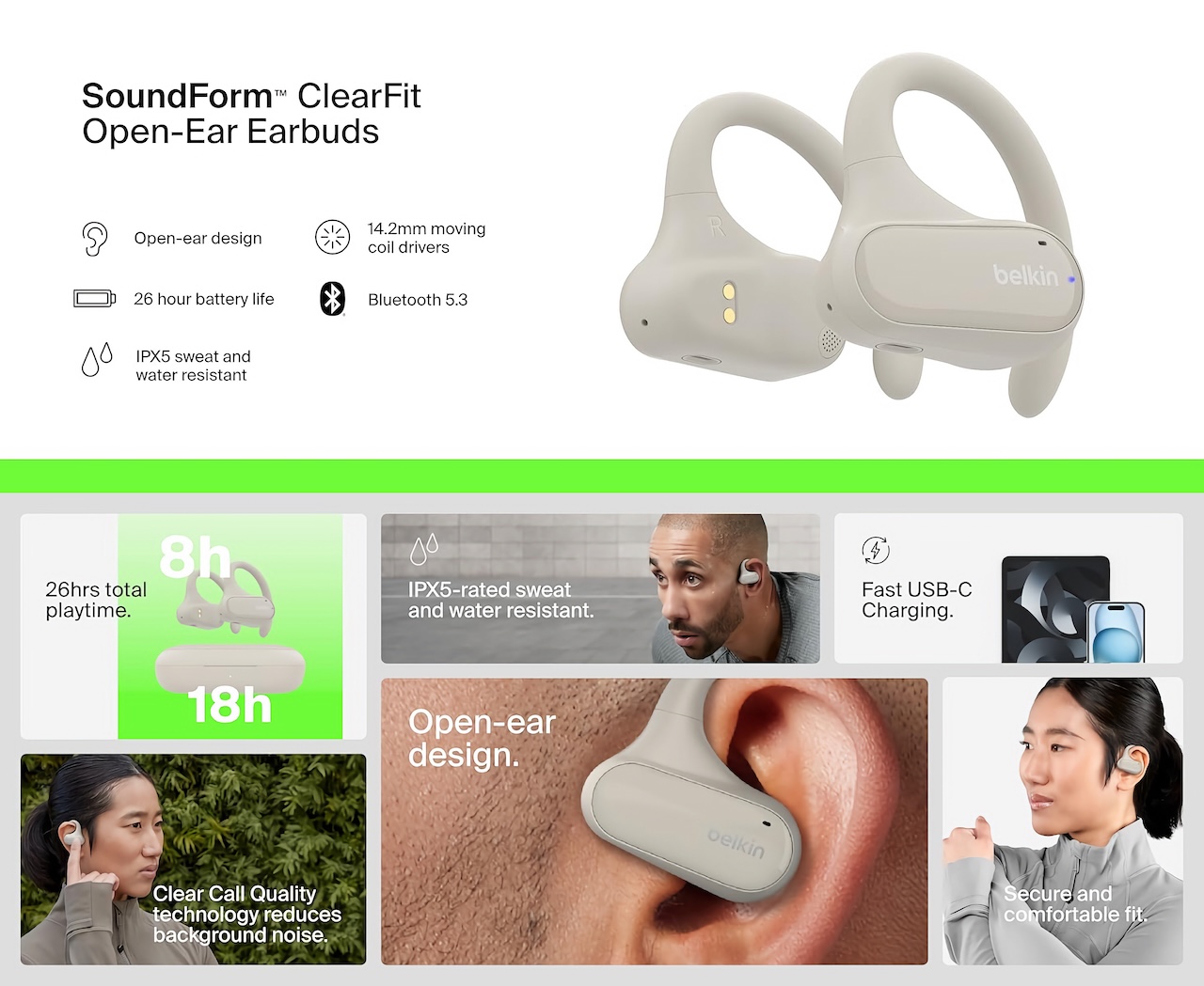 Belkin SoundForm ClearFit