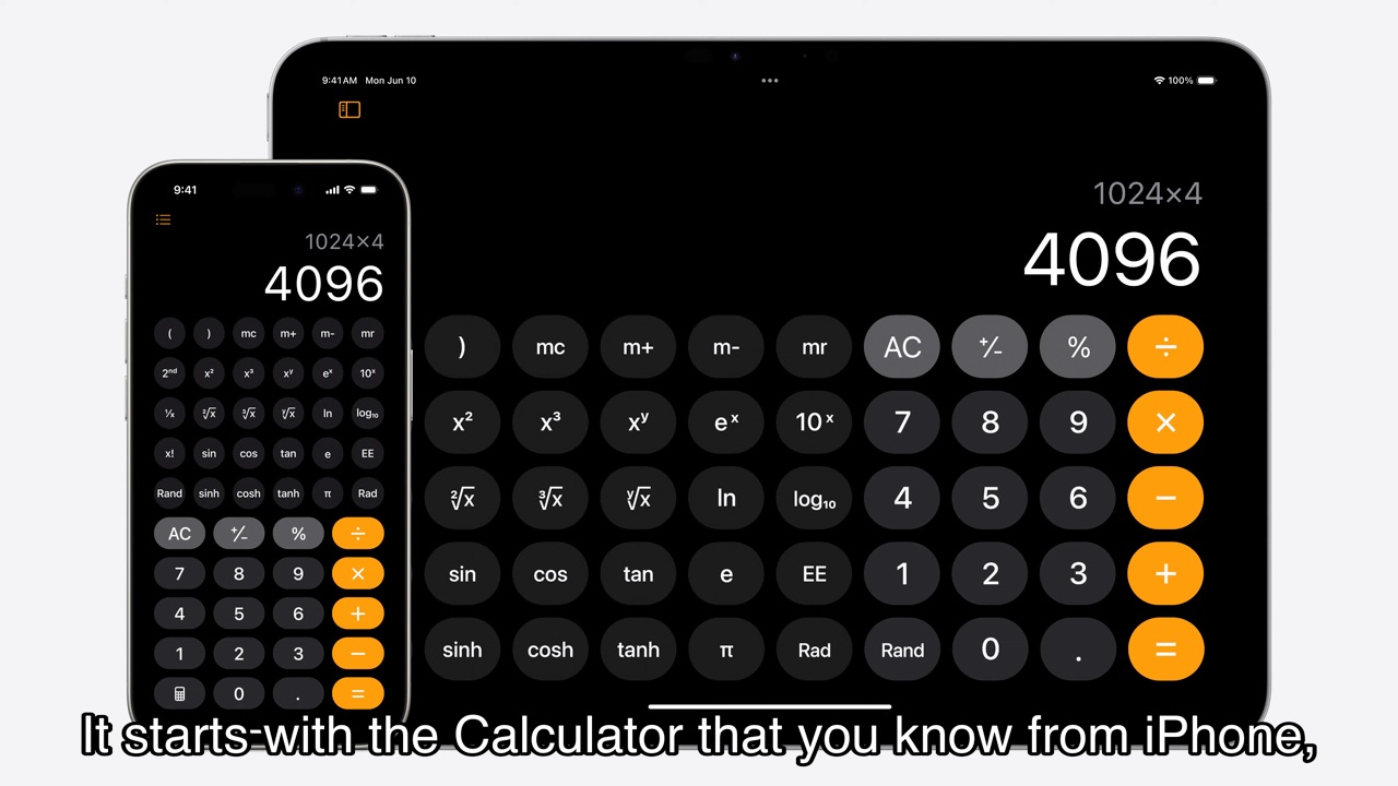 Calculator for iPadOS 18