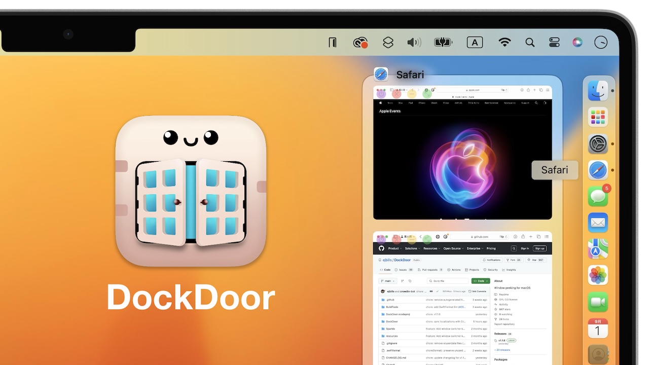 DockDoor for macOS 13 Ventura