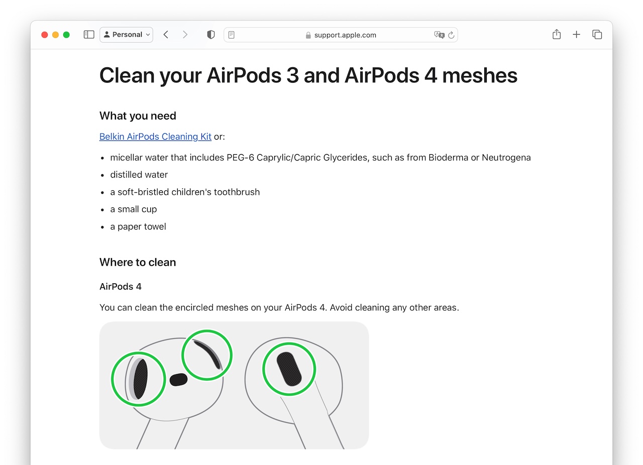 How to clean your AirPods 4