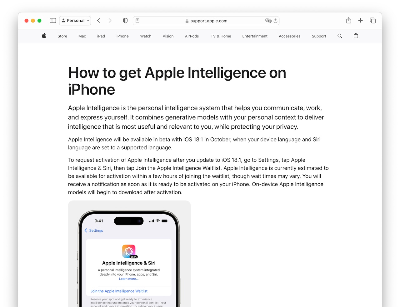 How to get Apple Intelligence on iPhone