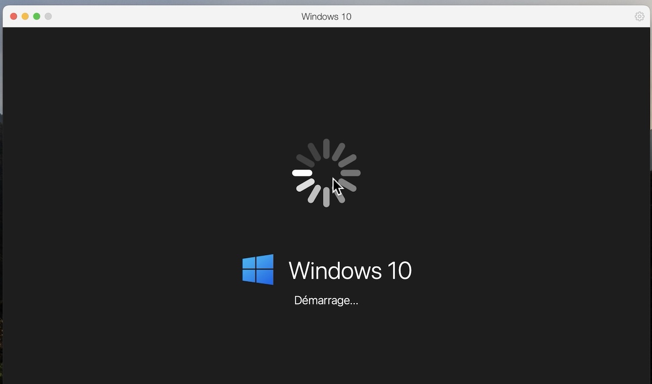 Windows 10 on Parallels Desktop v20 for Mac