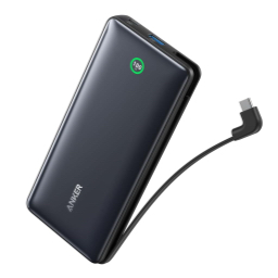 Anker Nano Power Bank (20000mAh, 30W, Built-In USB-C ケーブル)