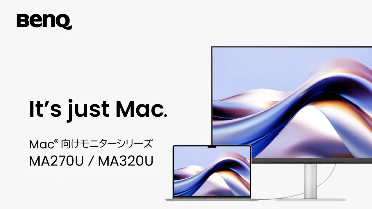 BenQ Japan MA270U and MA320U for MacBook