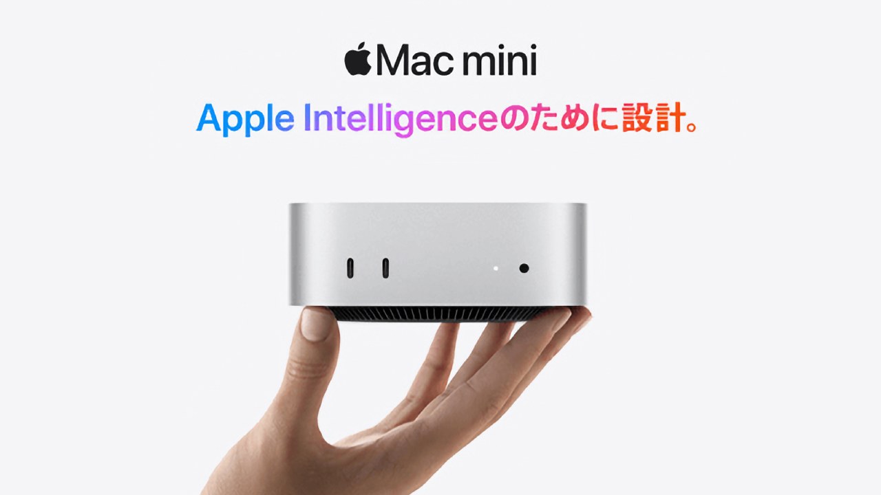 Mac mini M4 2024 Announcement