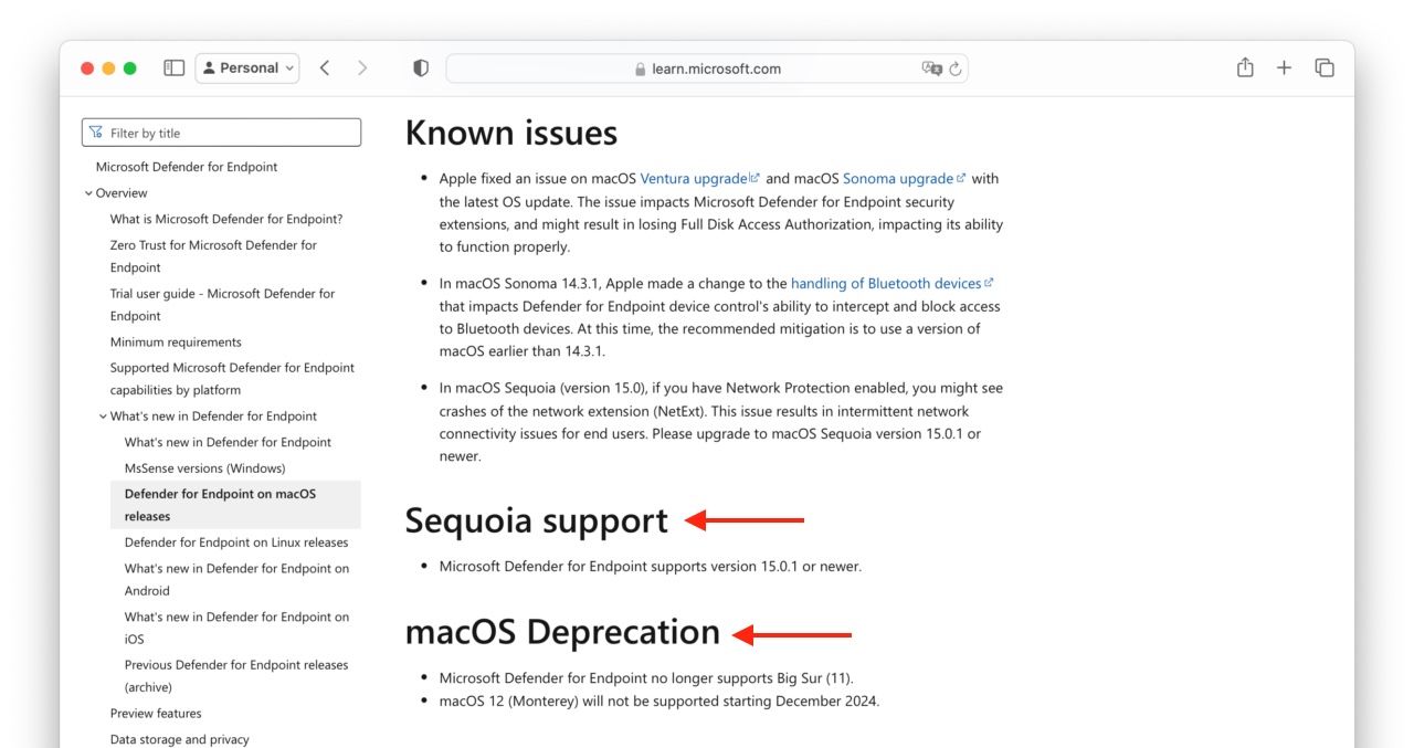 What's new in Microsoft Defender for Endpoint on Mac