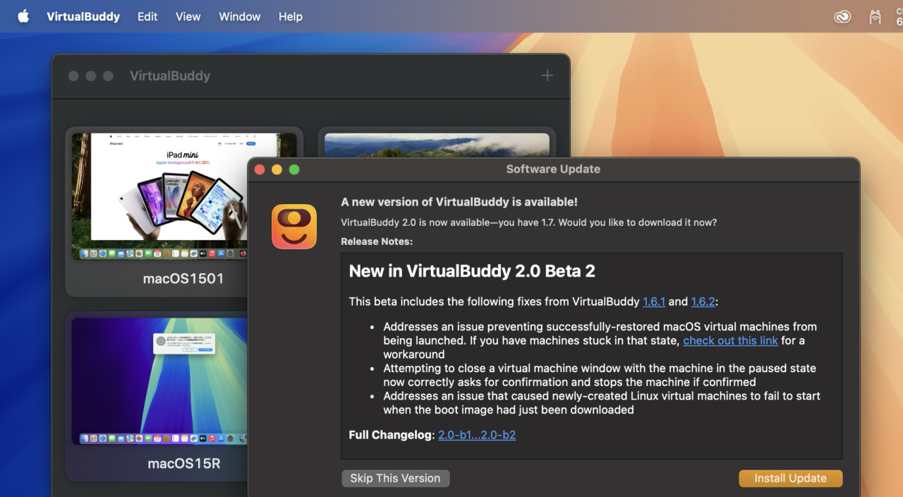 VirtualBuddy v2.0 Beta 2