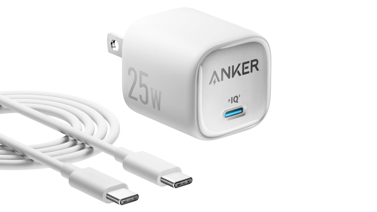 Anker Charger (25W) with USB-C & USB-C ケーブル