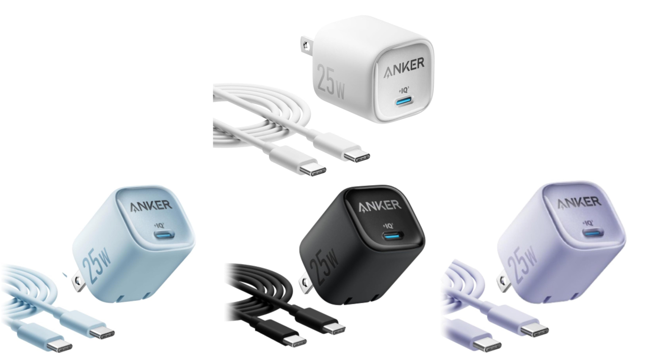 Anker Charger (25W) with USB-C & USB-C ケーブル