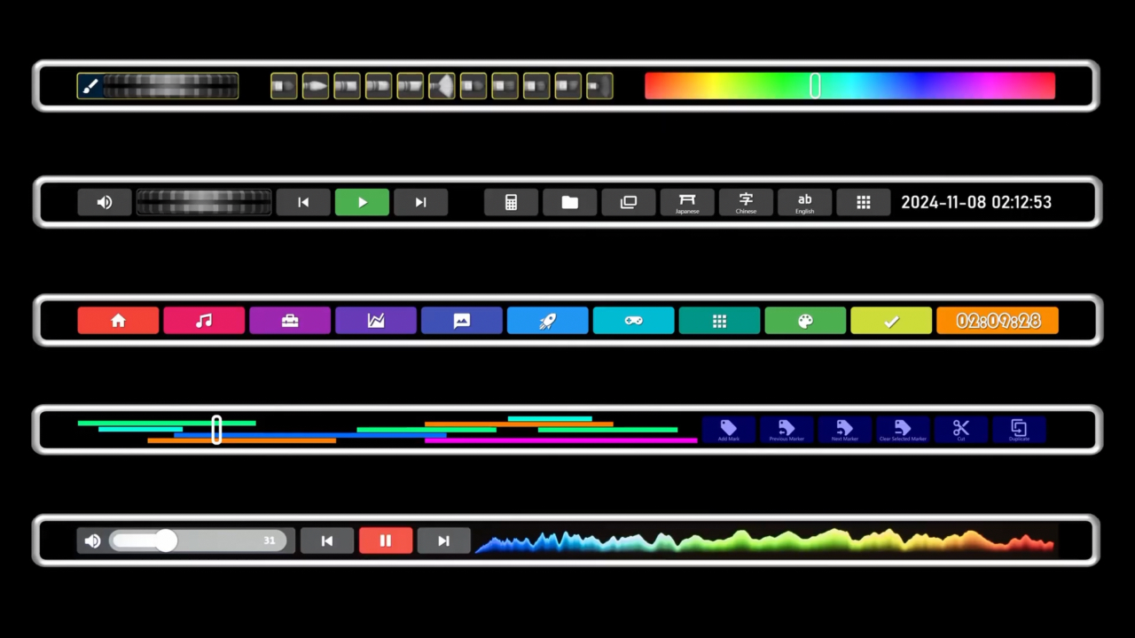 Flexbar Touch Bar like OLED Display