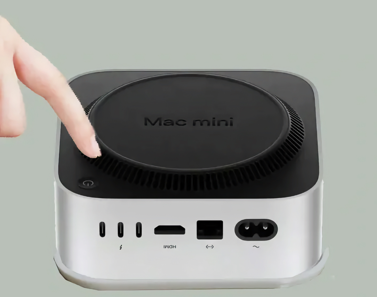 M4 mac mini upside-down stand