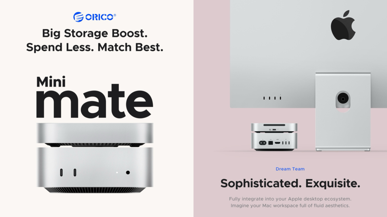 Orico Mini Mate for Mac mini (2024)