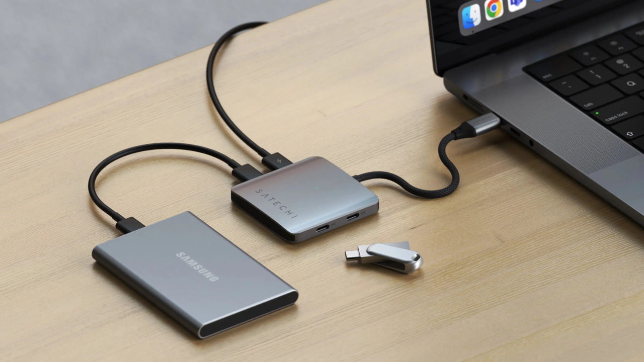 Satechi 4ポート USB-C ハブ with PD