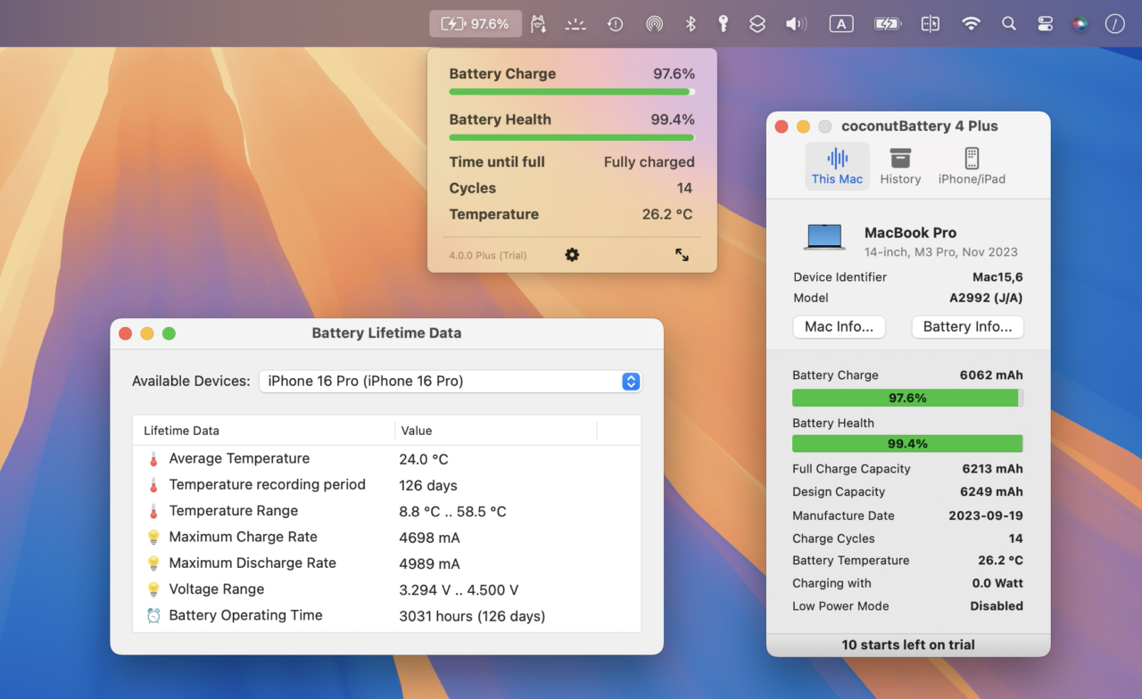 coconutBattery v4.0