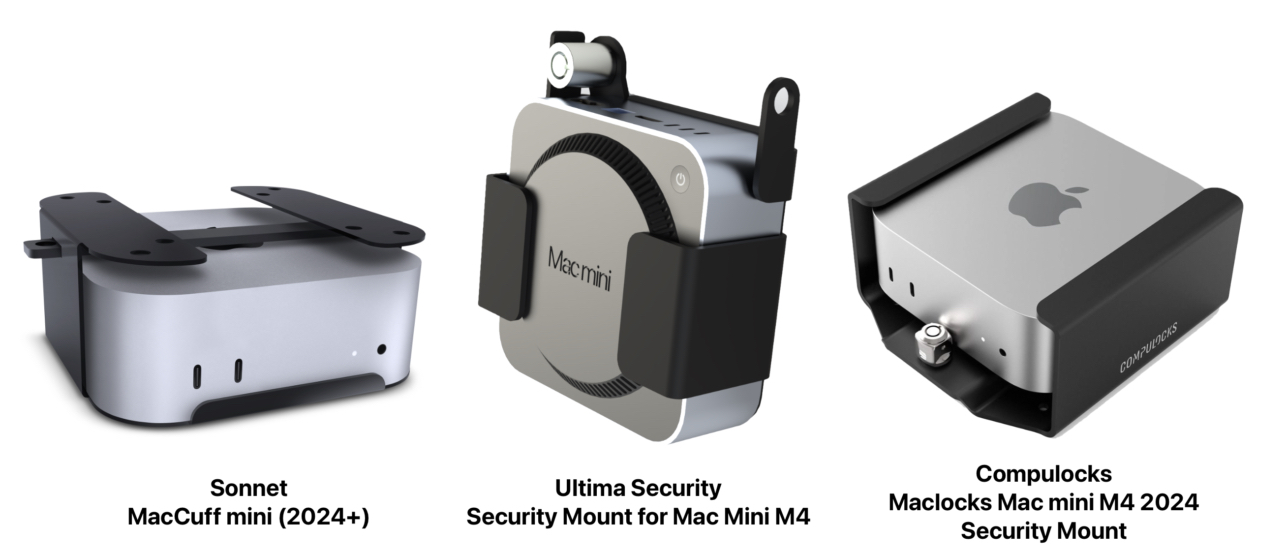 Sonnet、Ultima Security、CompulocksのMac mini (2024)セキュリティーマウント