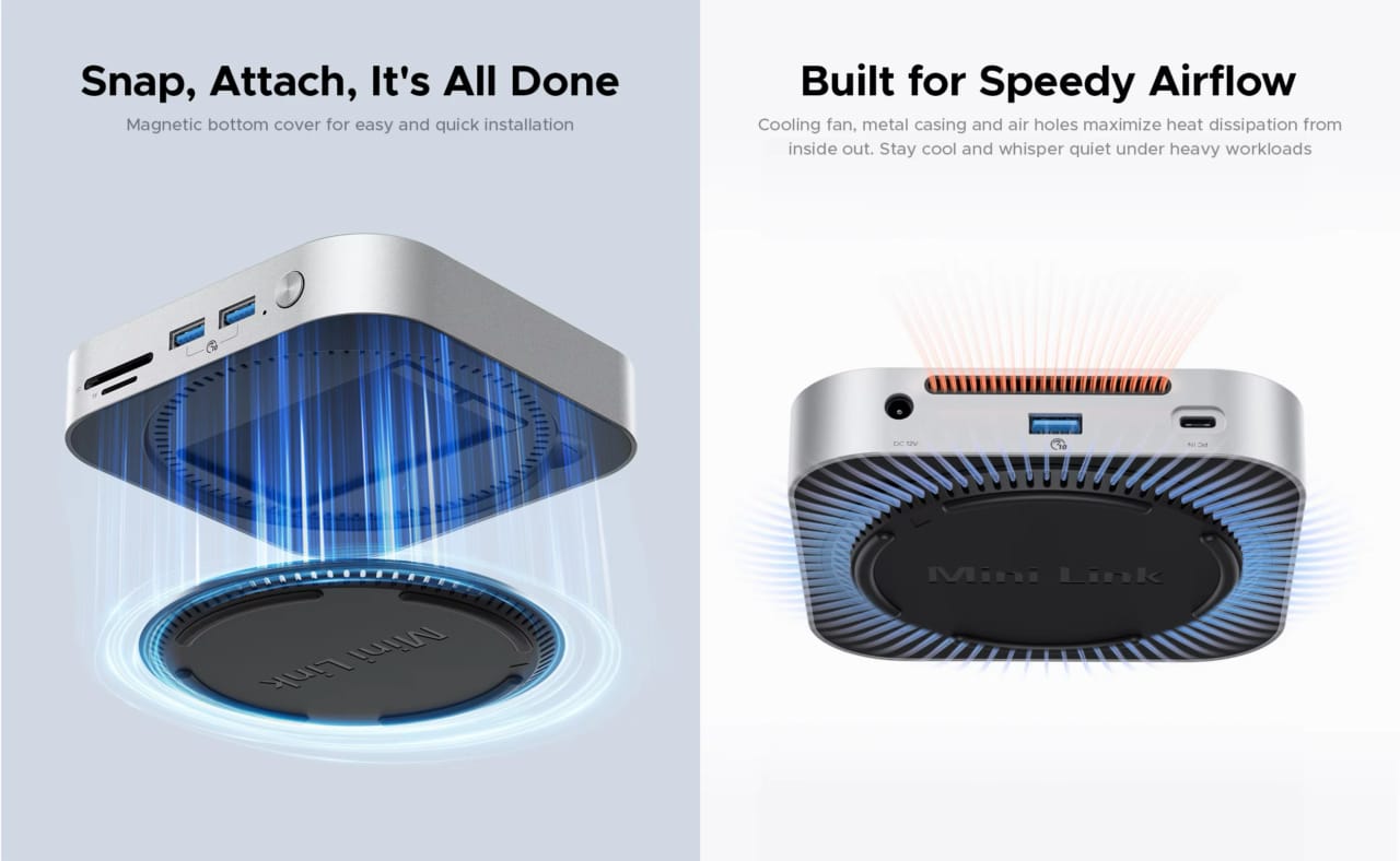 ORICO MiniLink for Mac mini (2024)ストレージ＋ドッキングステーション